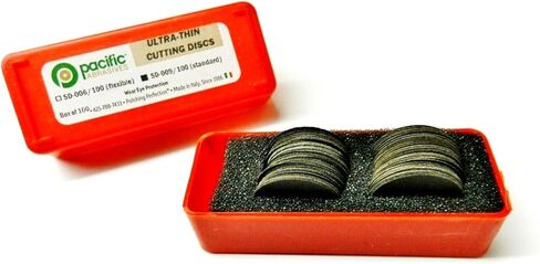 Separating Discs Ultra-Thin 7/8" X 0.3mm Aluminum Oxide .009 Box -100 Made in Italy in Saudi Arabia