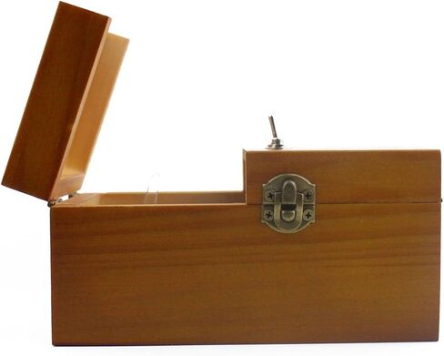 صندوق خشبي من Willcomes يُطفئ نفسه بدون فائدة، صندوق اتركني وحدي، آلة دائمة للهدايا المهووسة أو الألعاب المكتبية in Kuwait