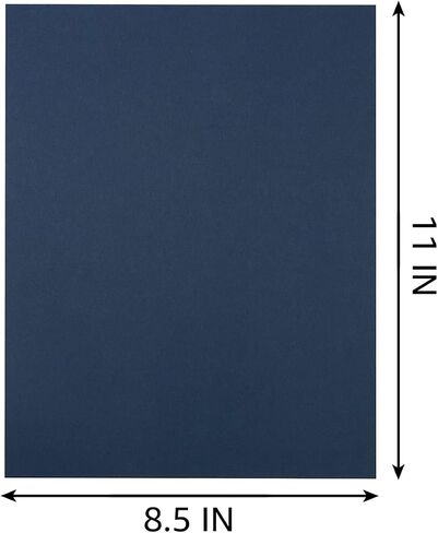 24 Sheets 8 1/2 x 11 Thick Paper Cardstock Blank Cards 300GSM Colorful for DIY Crafts Cards Making, Invitations, Scrapbook Supplies (Dusty-Blue) in Kuwait