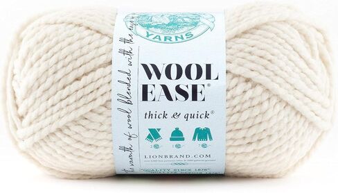 خيوط غزل لايون براند يارن Wool-Ease سميكة وسريعة من 3 قطع، فيشرمان in Saudi Arabia