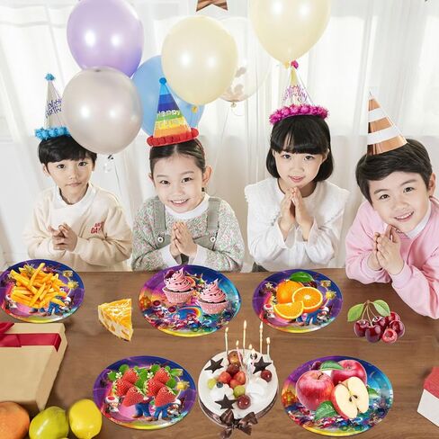 YOPENMOUNE Super Bros Birthday Party Supplies 40 Pieces Plates for Super Bros Theme Party Decorations in Kuwait