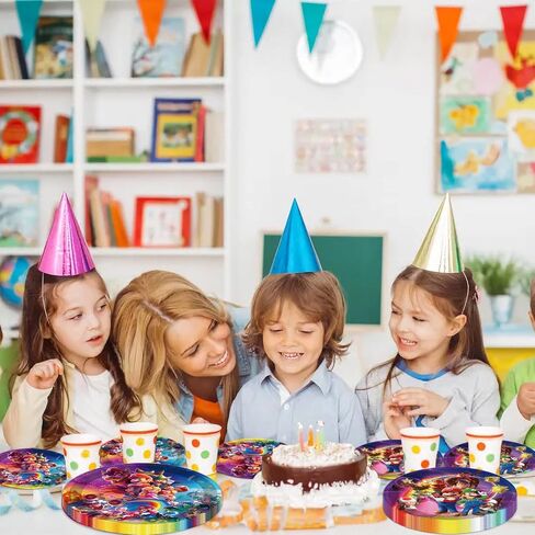 YOPENMOUNE Super Bros Birthday Party Supplies 40 Pieces Plates for Super Bros Theme Party Decorations in Kuwait