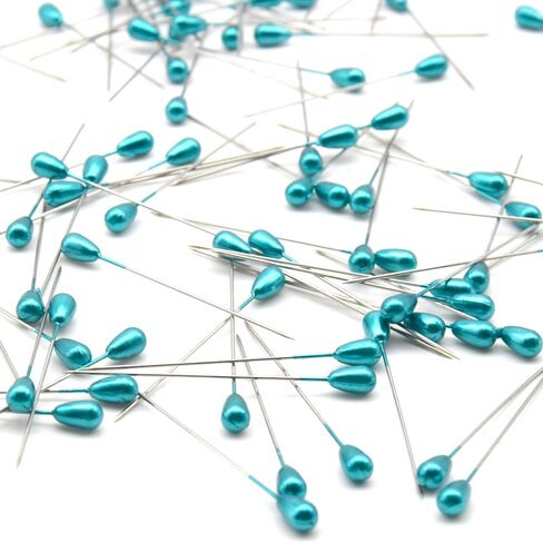 200Pieces Colorful Pearl Head Pins Corsage Pins Sewing Pins Straight Pins Wedding Bouquet Pins for DIY Decoration, Craft and Sewing Project 55mm/2.17in（Color/SD） in Kuwait