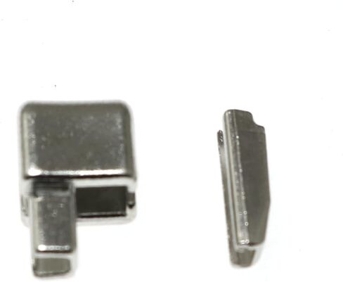 RLECS 20 Pairs Metal Zipper Latch Slider Retainer Size #5 Insertion Pin Zipper Bottom Zipper Stopper for Metal Zipper Repair DIY, Antique Silver in Kuwait