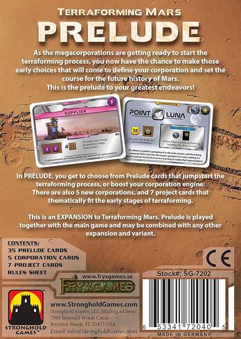 Terraforming Mars Board Game - Award Winning Strategic Space Adventure Game for Family Game Night, Competitive Play & High Replay Value - Adults, Teens and lovers of Board Games by Stronghold Games  in Kuwait
