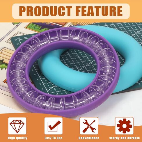 Tanstic 84Pcs Silicone Round Bobbin Holder Kit, Sewing Machine Bobbin Organizer Bobbin Ring Saver, Bobbin Ring Holders with Bobbins, Sewing Clips for Daily Sewing Supplies (4 Colors) in Saudi Arabia