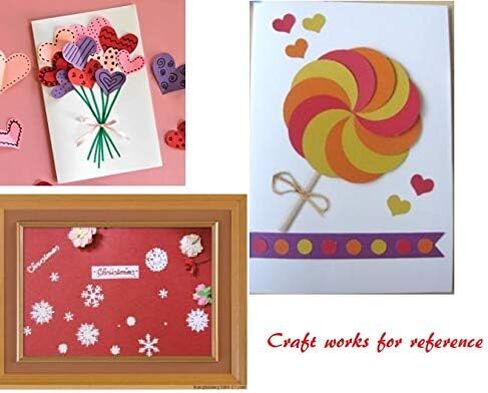 مجموعة خرامة ورق مقاس 1 انش دائرية ولوف و3/4 انش مربعة للحرف اليدوية مكونة من 3 قطع من بطاقات الكريسماس التي تصنعها بنفسك، اداة للاطفال من موسيبت in Kuwait