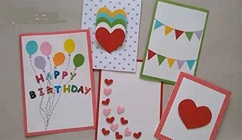 مجموعة خرامة ورق مقاس 1 انش دائرية ولوف و3/4 انش مربعة للحرف اليدوية مكونة من 3 قطع من بطاقات الكريسماس التي تصنعها بنفسك، اداة للاطفال من موسيبت in Kuwait