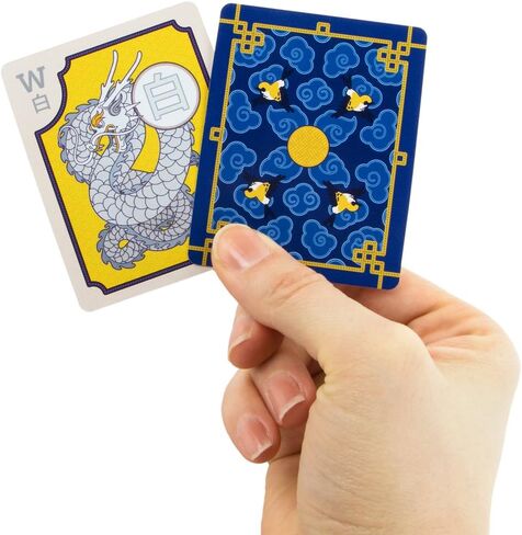 Chinese & American/Western Mahjong Card Game Set | Chinese Tile Game in Playing Card Form | includes 1 Chinese & 1 American Deck in Saudi Arabia