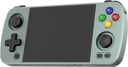 RG405M Retro Handheld Game Console , Aluminum Alloy CNC Android 12 System Support Google Play 4.0 Inch IPS Touch Screen with 128G TF Card (RG405M Gray) in Kuwait