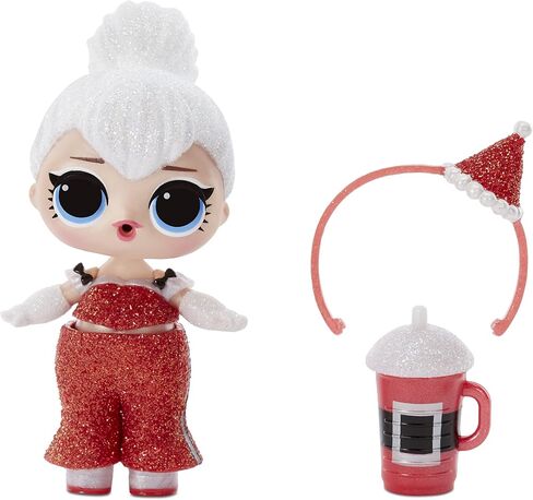 LOL Surprise Holiday Supreme Sleigh Babe with 8 Surprises Including Collectible Doll, Shoes, and Accessories | Great Gift for Kids Ages 4+ in Saudi Arabia