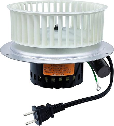 Upgraded 0696B000 Motor Assembly Compatible with Nutone Bathroom Fan QT100 QT110 and QT9093 Series, for Bathroom Fan Replacement Parts, Replace for 8253210230、8253210930, etc., 5 Years Warranty in Kuwait