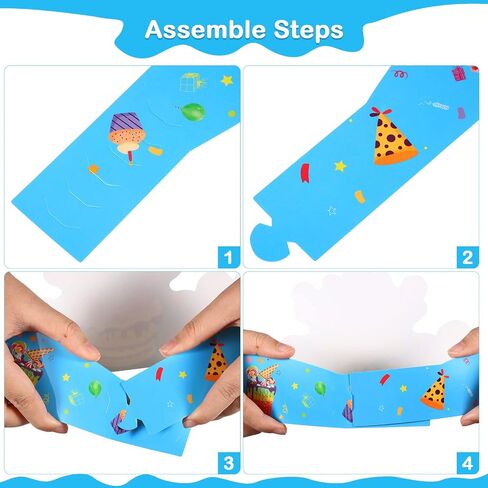 Zonon 36 Pieces Birthday Crowns for Kids Classroom Adjustable Colorful Happy Birthday Hats for School Party Supplies in Saudi Arabia