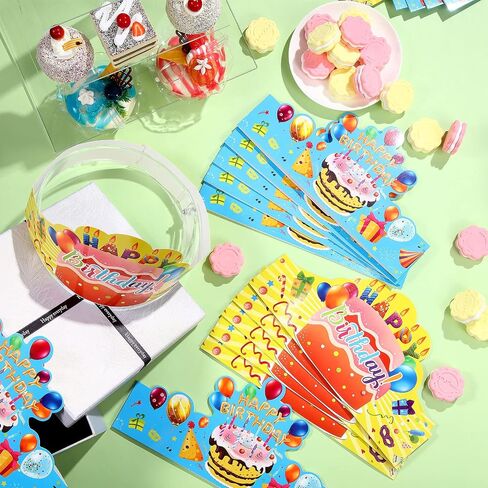 Zonon 36 Pieces Birthday Crowns for Kids Classroom Adjustable Colorful Happy Birthday Hats for School Party Supplies in Saudi Arabia