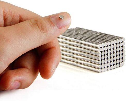 wotoy 300pcs 3x1mm قوية صغيرة صغيرة مغناطيس الثلاجة الصغيرة السبورة المغناطيس للثلاجة مكتب النقاط المغناطيسية الحرف المنمنمات نماذج صغيرة in Kuwait