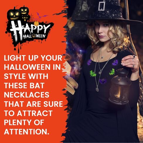 قلادة LED للماموث الكهربائي - قلادة زجاجية مضيئة للهالوين للنساء والرجال - قلادات متدلية مخيفة للحفلات، الهذيان، المهرجانات - هدايا مجوهرات مخيفة ممتعة للفتيات in Kuwait