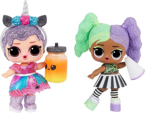 L.O.L. Surprise! Glitter Glow Doll Cheer Boo with 7 Surprises, Halloween Dolls, Accessories, Limited Edition Dolls, Collectible Dolls, Glow-in-the-Dark Dolls in Saudi Arabia