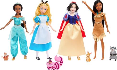 Mattel Disney Princess Fashion Doll 8-Pack with Accessories to Celebrate Disney100, Inspired by Disney Movies, Gifts for Kids and Collectors in Saudi Arabia