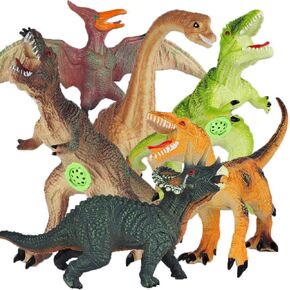 27 Pack: Realistic Dinosaur Toy Figures Set, 3-7 Inch, Large Action Educational Toys for Toddlers, Kids, Boys & Girls