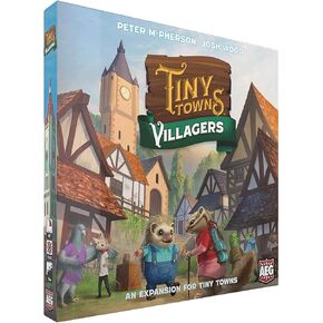 Tiny Towns - Award-winning Board Game, Base Set, 1-6 Players, 45-60 min Play Time, Strategy Board Game for Ages 14 and Up, Cleverly Plan & Construct a Thriving Town, Alderac Entertainment Group (AEG) in Saudi Arabia
