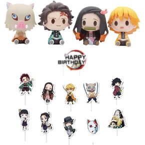 Anime Cosplay Cake Topper for De_mon S-layer Anime Figure Anime Party Supplies For Party For Gifts in Kuwait