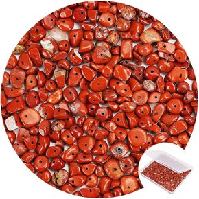 456 PCs Natural Chip Stone Beads, 5-8mm Irregular Multicolor Gemstones Loose Crystal Healing Green Aventurine Rocks with Hole for Jewelry Making DIY Crafts