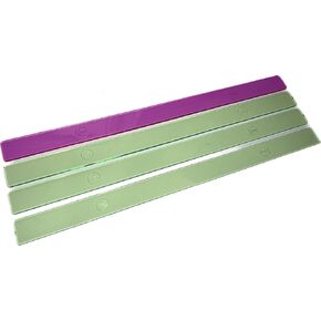 Formosa JJ Grocery Chinese Mahjong 4 Pusher/Ruler Set for 33mm 34mm -Randon Color Pink/Blue/Green 45cm Length in Saudi Arabia