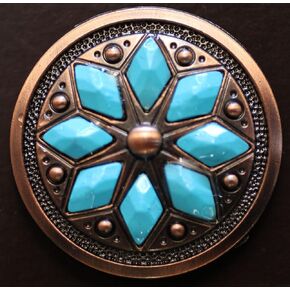 Challenger Tack Concho 4 Conchos Rhinestone Horse Saddle Western Bridle Co249B in Saudi Arabia