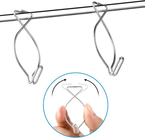 Drop Ceiling Clips Ceiling Hook Clips Grid Clips Suspended Ceiling Hooks for Office, Party, Home and Wedding Decoration Ceiling (24 Pieces) in Kuwait