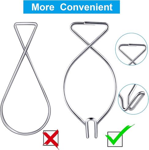 Drop Ceiling Clips Ceiling Hook Clips Grid Clips Suspended Ceiling Hooks for Office, Party, Home and Wedding Decoration Ceiling (24 Pieces) in Kuwait