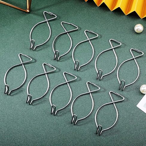 Drop Ceiling Clips Ceiling Hook Clips Grid Clips Suspended Ceiling Hooks for Office, Party, Home and Wedding Decoration Ceiling (24 Pieces) in Kuwait