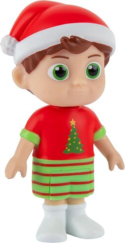 CoComelon Christmas Articulated Figure Set Toy, 4 Pieces - Includes 4" Holiday JJ, Tomtom, YoYo, & Bingo - Officially Licensed - Gift for Kids, Boys & Girls, Toddlers & Preschoolers - Set of 4 in Saudi Arabia