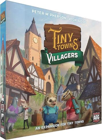 Tiny Towns - Award-winning Board Game, Base Set, 1-6 Players, 45-60 min Play Time, Strategy Board Game for Ages 14 and Up, Cleverly Plan & Construct a Thriving Town, Alderac Entertainment Group (AEG) in Saudi Arabia