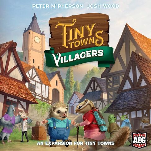 Tiny Towns - Award-winning Board Game, Base Set, 1-6 Players, 45-60 min Play Time, Strategy Board Game for Ages 14 and Up, Cleverly Plan & Construct a Thriving Town, Alderac Entertainment Group (AEG) in Saudi Arabia