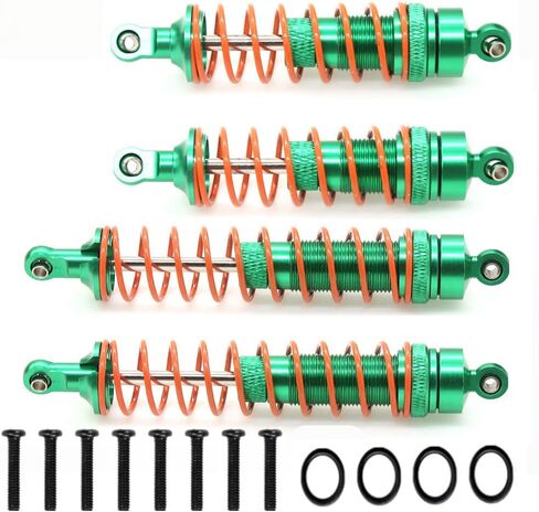 Aluminum Shocks Absorber Upgrades Parts for Arrma Senton 4X4 Granite 4X4 Bigrock 4X4 Vorteks 4X4 Typhon 4X4 RC Crawler,Front Rear RC Shocks Damper Big Bore 1/10 Hops Up Parts #AR330550 AR330551(Blue) in Saudi Arabia