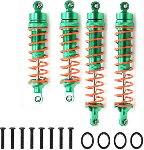 Aluminum Shocks Absorber Upgrades Parts for Arrma Senton 4X4 Granite 4X4 Bigrock 4X4 Vorteks 4X4 Typhon 4X4 RC Crawler,Front Rear RC Shocks Damper Big Bore 1/10 Hops Up Parts #AR330550 AR330551(Blue) in Saudi Arabia