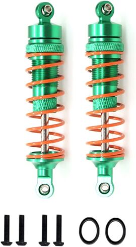 Aluminum Shocks Absorber Upgrades Parts for Arrma Senton 4X4 Granite 4X4 Bigrock 4X4 Vorteks 4X4 Typhon 4X4 RC Crawler,Front Rear RC Shocks Damper Big Bore 1/10 Hops Up Parts #AR330550 AR330551(Blue) in Saudi Arabia