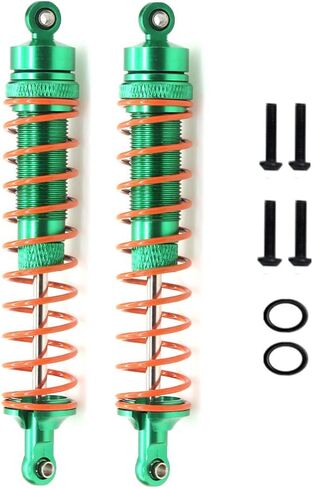 Aluminum Shocks Absorber Upgrades Parts for Arrma Senton 4X4 Granite 4X4 Bigrock 4X4 Vorteks 4X4 Typhon 4X4 RC Crawler,Front Rear RC Shocks Damper Big Bore 1/10 Hops Up Parts #AR330550 AR330551(Blue) in Saudi Arabia