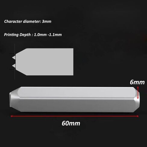 مجموعة أدوات ثقب الأرقام والحروف من SKYZONAL مجموعة أدوات ختم معدنية فولاذية مكونة من 37 قطعة (A-Z 0-9 وشكل قلب) لحرف المجوهرات والخشب والبلاستيك وختم الجلود 1/8 بوصة (3 مم) in Kuwait