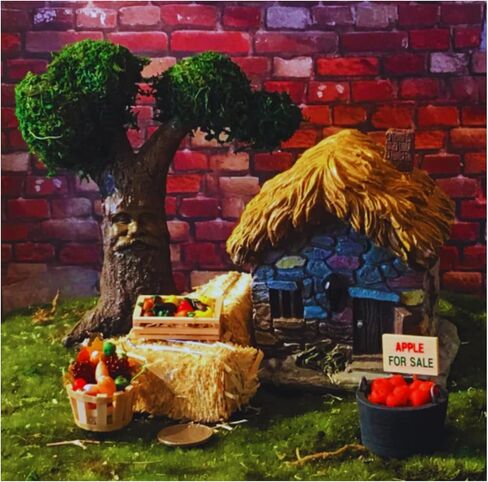 Ja'Cor Faux Rectangular Mini Hay Bales for Crafts Decor, Autumn Miniature Hay Bale Decoration for Table Tiered Tray Dollhouse Play House, Farmhouse Decorations, 8 Ct. 1 Pack in Kuwait