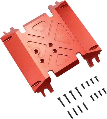 Aluminum Transmission Skid Plate Center Gearbox Mount for Axial Wraith 90018 1/10 RC Crawler Car (Black) in Kuwait