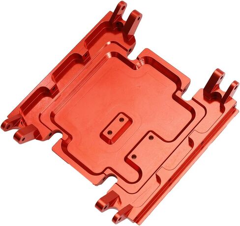 Aluminum Transmission Skid Plate Center Gearbox Mount for Axial Wraith 90018 1/10 RC Crawler Car (Black) in Kuwait