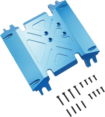 Aluminum Transmission Skid Plate Center Gearbox Mount for Axial Wraith 90018 1/10 RC Crawler Car (Black) in Kuwait