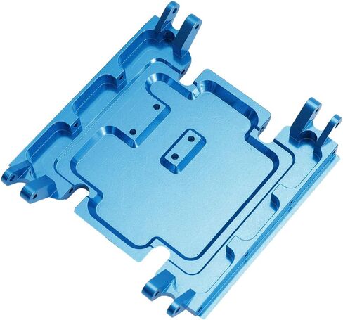 Aluminum Transmission Skid Plate Center Gearbox Mount for Axial Wraith 90018 1/10 RC Crawler Car (Black) in Kuwait