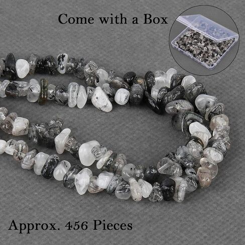 456 PCs Natural Chip Stone Beads, 5-8mm Irregular Multicolor Gemstones Loose Crystal Healing Green Aventurine Rocks with Hole for Jewelry Making DIY Crafts in Kuwait