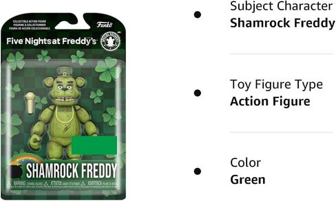 Funko Five Nights at Freddy's Shamrock Freddy Action Figure Plush (Shamrock Freddy Figure) in Saudi Arabia