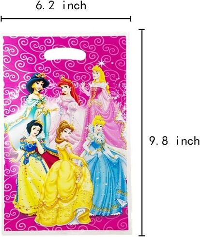 30pcs Princess Party Gift Bags,Candy Bags,Goody Bags,Princess Birthday Party Supplies Decorations (Bags30pcs) in Saudi Arabia