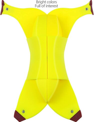 مكعب سحري 3×3 بتصميم فاكهة الموز 1:1، مكعب سرعة سحري واقعي لتعلم الفاكهة على شكل خاص in Kuwait