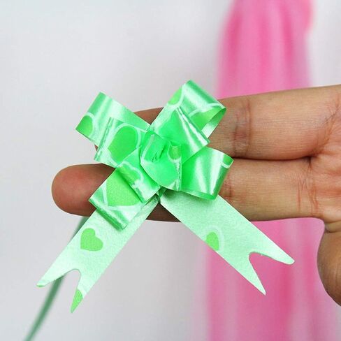 HugeDE ccHuDE 100 Pcs Pull Bows Gift Knot Ribbon Present Wrapping Bows Basket Pull Bows for Festivals in Kuwait