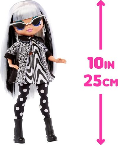 L.O.L. Surprise! O.M.G. Groovy Babe Fashion Doll with Multiple Surprises and Fabulous Accessories – Great Gift for Kids Ages 4+ in Saudi Arabia